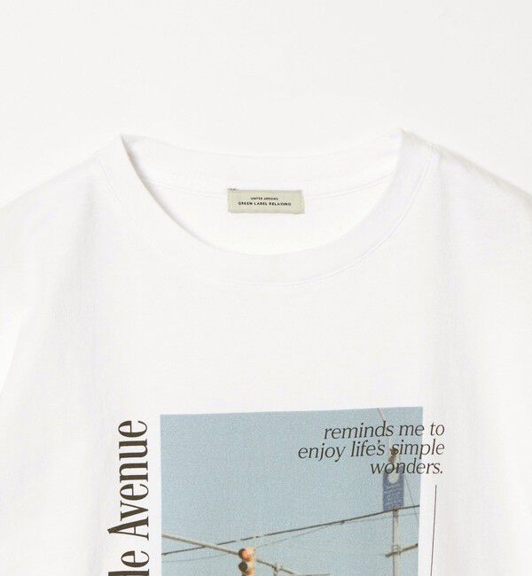 UNITED ARROWS green label relaxing「【WEB限定】＜at ease＞アソート フォトプリント ショートスリーブ カットソー」|Tシャツ・カットソー|