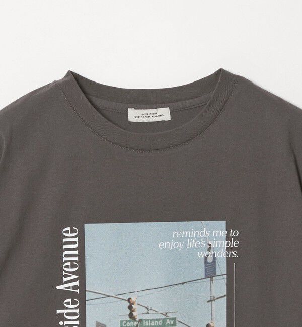 UNITED ARROWS green label relaxing「【WEB限定】＜at ease＞アソート フォトプリント ショートスリーブ カットソー」|Tシャツ・カットソー|
