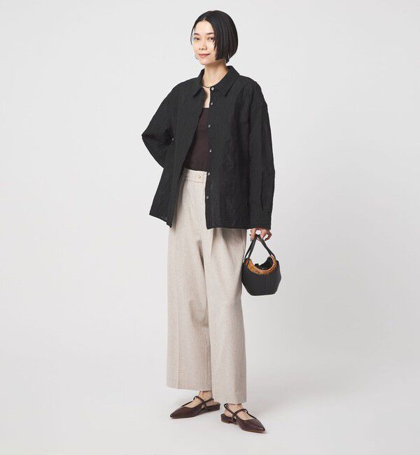 UNITED ARROWS green label relaxing「シアー クロス ステッチ シャツ」|シャツ・ブラウス|