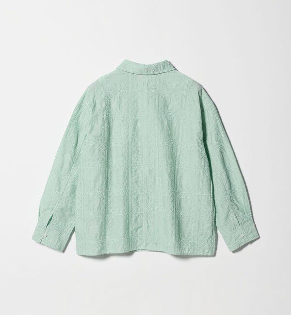 UNITED ARROWS green label relaxing「シアー クロス ステッチ シャツ」|シャツ・ブラウス|