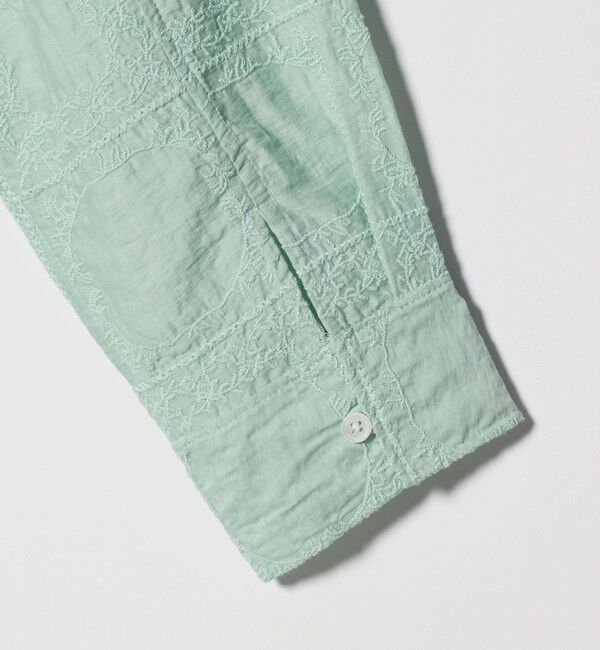 UNITED ARROWS green label relaxing「シアー クロス ステッチ シャツ」|シャツ・ブラウス|