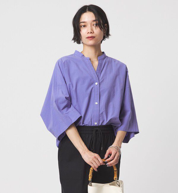 UNITED ARROWS green label relaxing「ドルマンスリーブ シャツ」|シャツ・ブラウス|COBALT