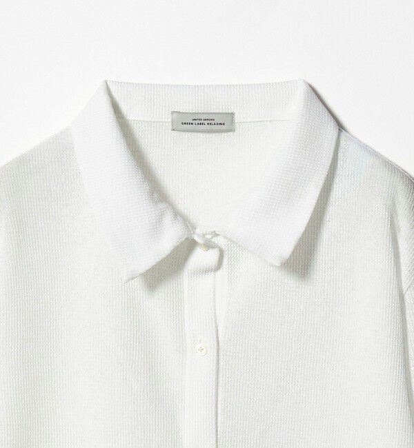 UNITED ARROWS green label relaxing「シアー サーマル ポロカーディガン」|カーディガン|