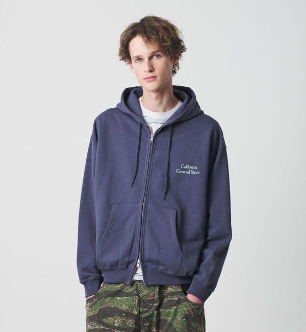 California General Store「＜CGS.＞オーガニックコットン スウェット ジップ パーカー」|パーカー|