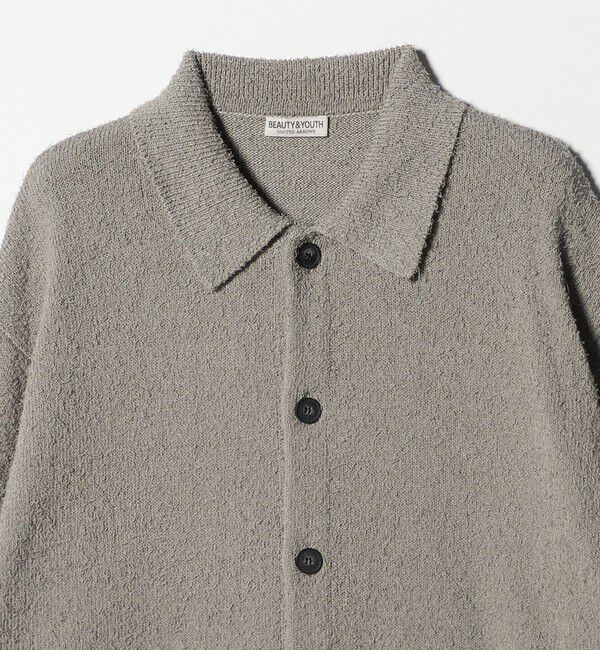 BEAUTY&YOUTH UNITED ARROWS「ツイスト コットン ニットシャツ」|カーディガン|