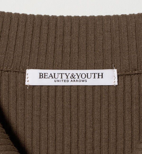 BEAUTY&YOUTH UNITED ARROWS「【WEB限定】ポロカラー リブワンピース」|ワンピース|