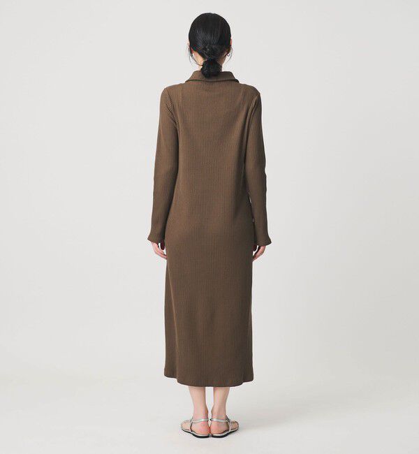 BEAUTY&YOUTH UNITED ARROWS「【WEB限定】ポロカラー リブワンピース」|ワンピース|