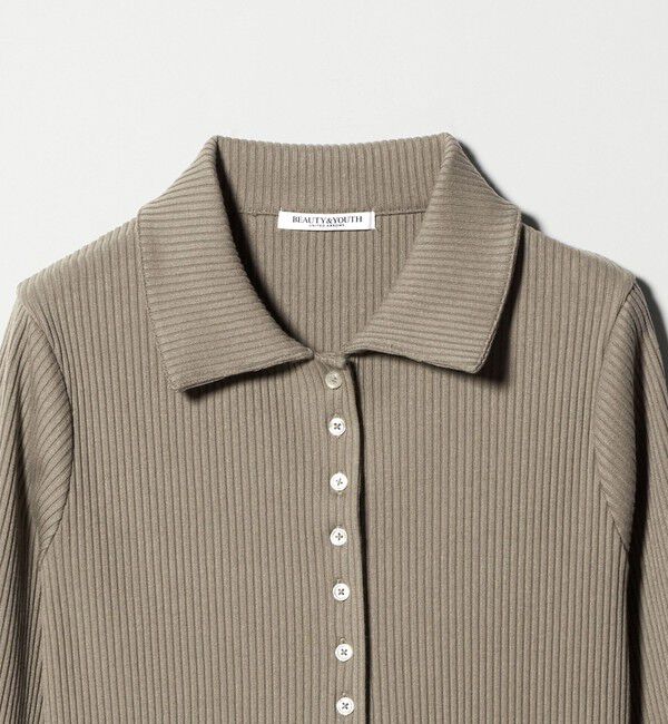 BEAUTY&YOUTH UNITED ARROWS「【WEB限定】ポロカラー リブワンピース」|ワンピース|