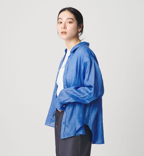 BEAUTY&YOUTH UNITED ARROWS「麻 レギュラーカラー シャツ ウォッシャブル」|シャツ・ブラウス|COBALT