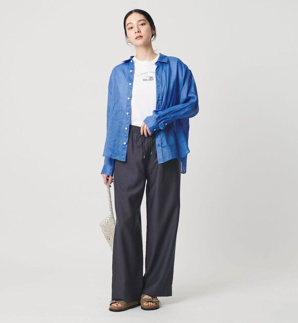 BEAUTY&YOUTH UNITED ARROWS「麻 レギュラーカラー シャツ ウォッシャブル」|シャツ・ブラウス|