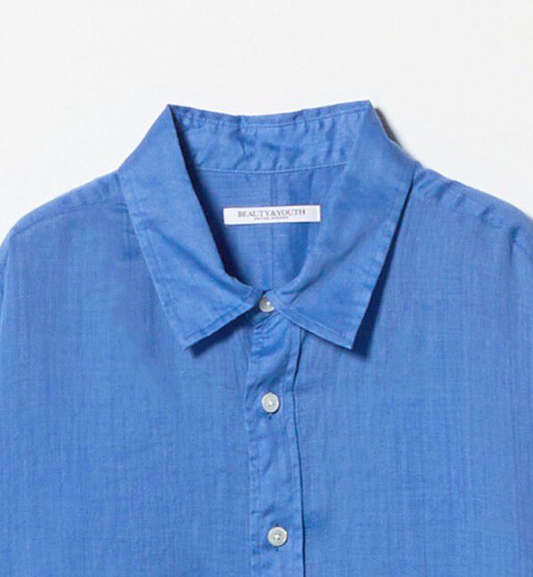 BEAUTY&YOUTH UNITED ARROWS「麻 レギュラーカラー シャツ ウォッシャブル」|シャツ・ブラウス|
