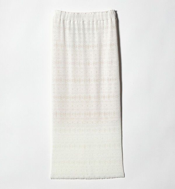 BEAUTY&YOUTH UNITED ARROWS「レースプリーツ タイトスカート ウォッシャブル」|タイト|OFF WHITE