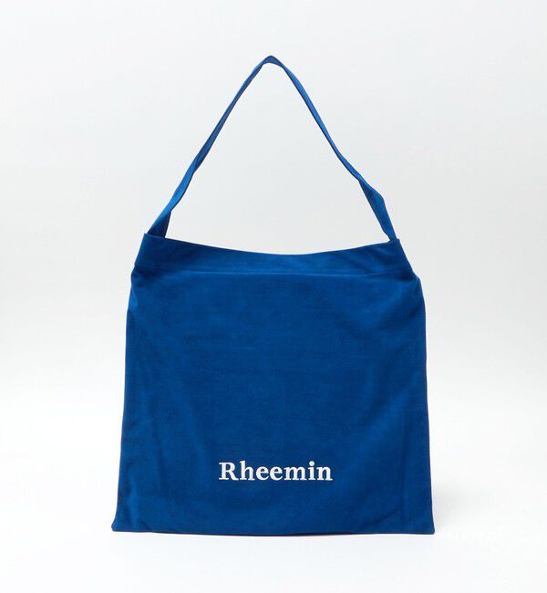 NICE WEATHER「＜Rheemin＞スエードライク レター バッグ」|ショルダー・メッセンジャー|COBALT