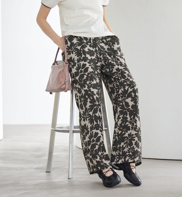BEAUTY&YOUTH UNITED ARROWS「フラワープリント イージーパンツ ウォッシャブル」|その他|