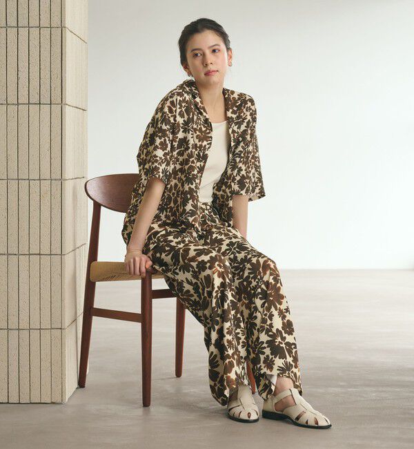 BEAUTY&YOUTH UNITED ARROWS「フラワープリント イージーパンツ ウォッシャブル」|その他|