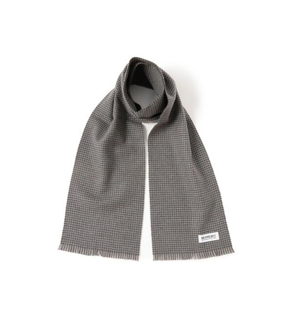 BEAMSBOY「千鳥柄 ストール」|マフラー|CHARCOAL.G