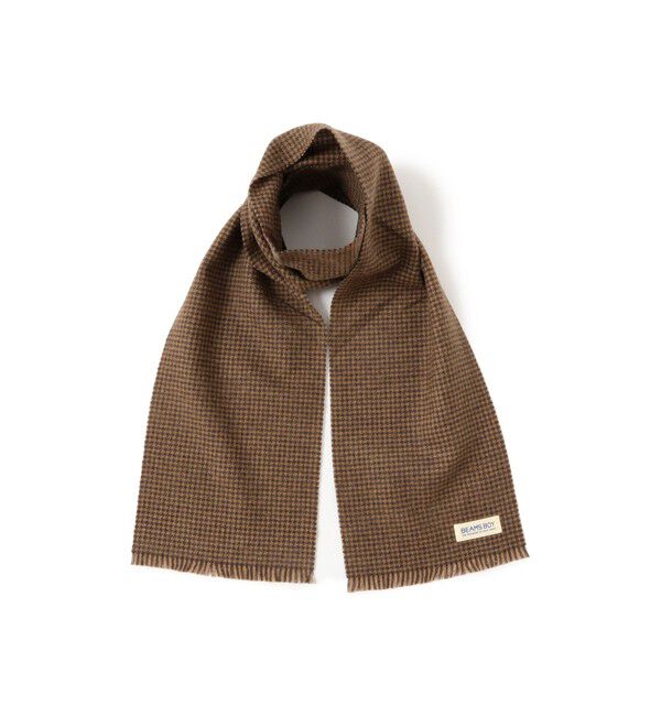 BEAMSBOY「千鳥柄 ストール」|マフラー|D.BROWN