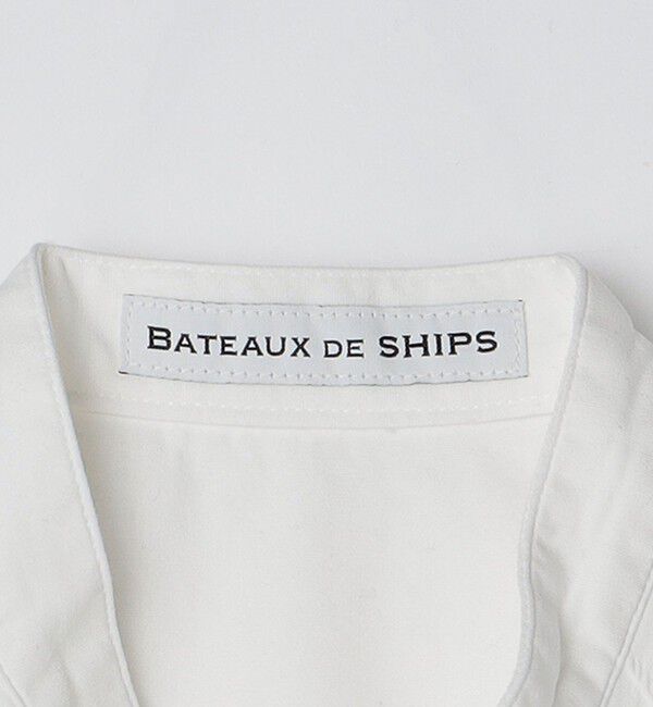 SHIPS「BATEAUX DE SHIPS: スタンドカラー ダンガリー 長袖 ウエスタンシャツ」|シャツ・ブラウス|