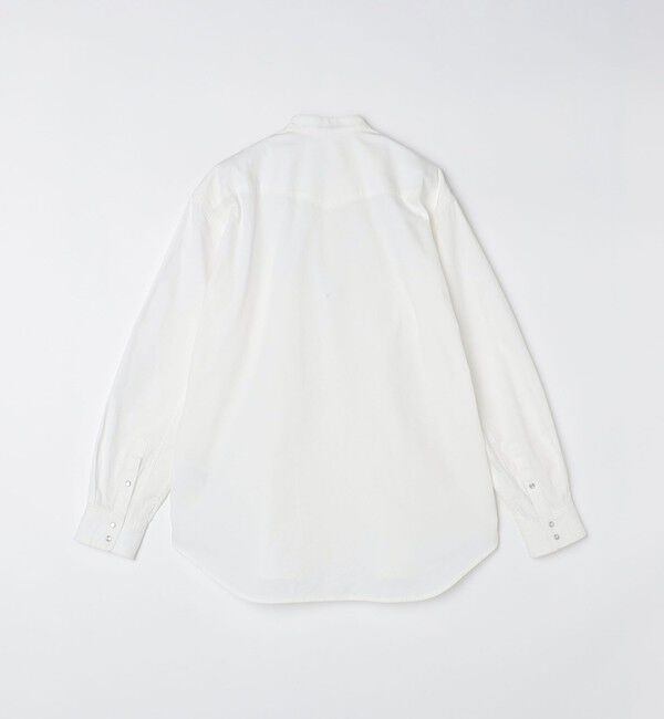 SHIPS「BATEAUX DE SHIPS: スタンドカラー ダンガリー 長袖 ウエスタンシャツ」|シャツ・ブラウス|