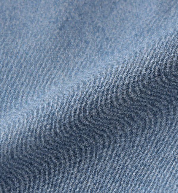 SHIPS「BATEAUX DE SHIPS: スタンドカラー ダンガリー 長袖 ウエスタンシャツ」|シャツ・ブラウス|