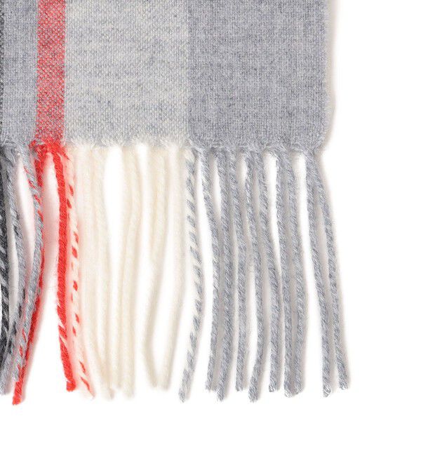 SHIPS any「SHIPS any: サープラスヤーン ウール カシミヤ チェック マフラー◇」|マフラー|