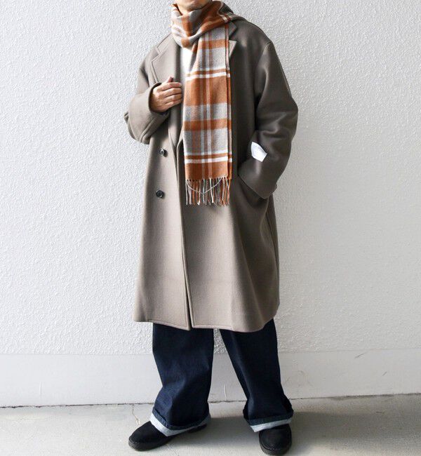 SHIPS any「SHIPS any: サープラスヤーン ウール カシミヤ チェック マフラー◇」|マフラー|