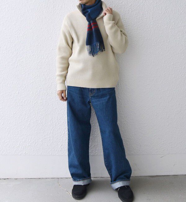 SHIPS any「SHIPS any: サープラスヤーン ウール カシミヤ チェック マフラー◇」|マフラー|