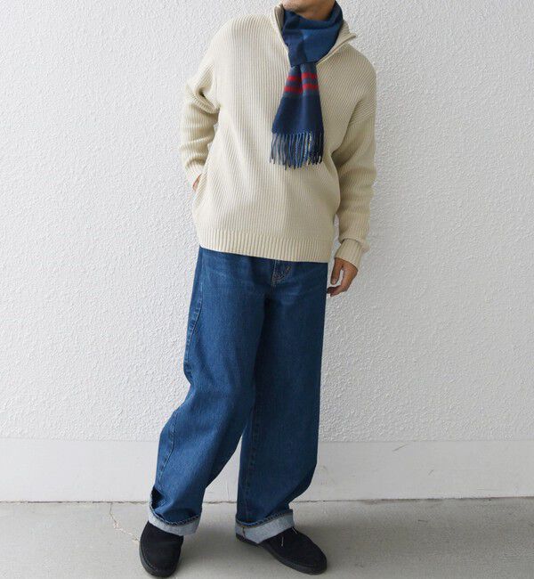 SHIPS any「SHIPS any: サープラスヤーン ウール カシミヤ チェック マフラー◇」|マフラー|