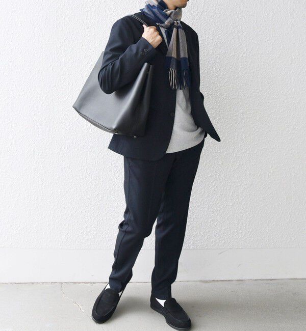 SHIPS any「SHIPS any: サープラスヤーン ウール カシミヤ チェック マフラー◇」|マフラー|