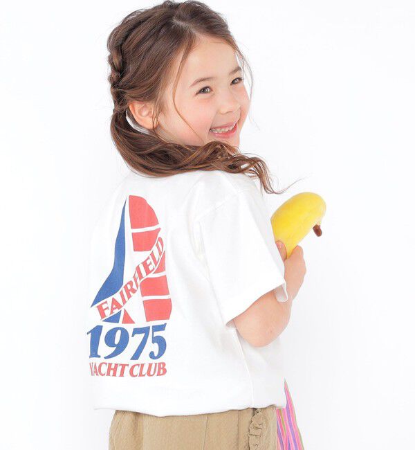 SHIPS KIDS「SHIPS KIDS:100～130cm /半袖 ヴィンテージ Tシャツ」|Tシャツ・カットソー|ホワイト