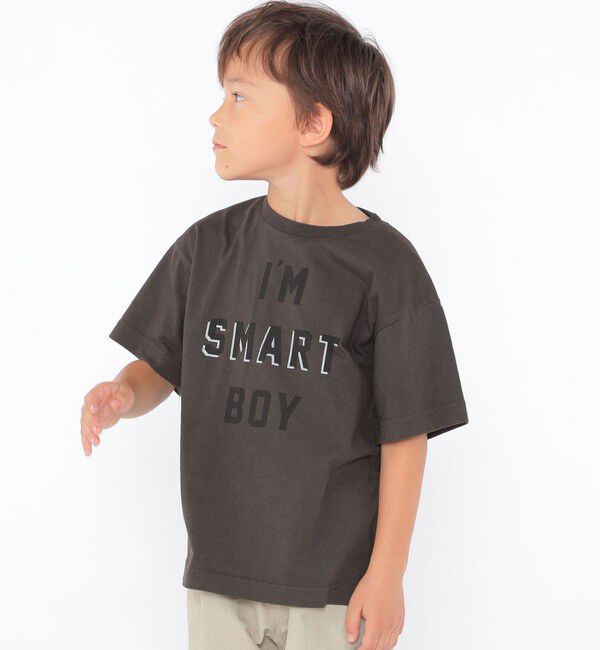 SHIPS KIDS「SHIPS KIDS:100～130cm /半袖 ヴィンテージ Tシャツ」|Tシャツ・カットソー|ダークグレー