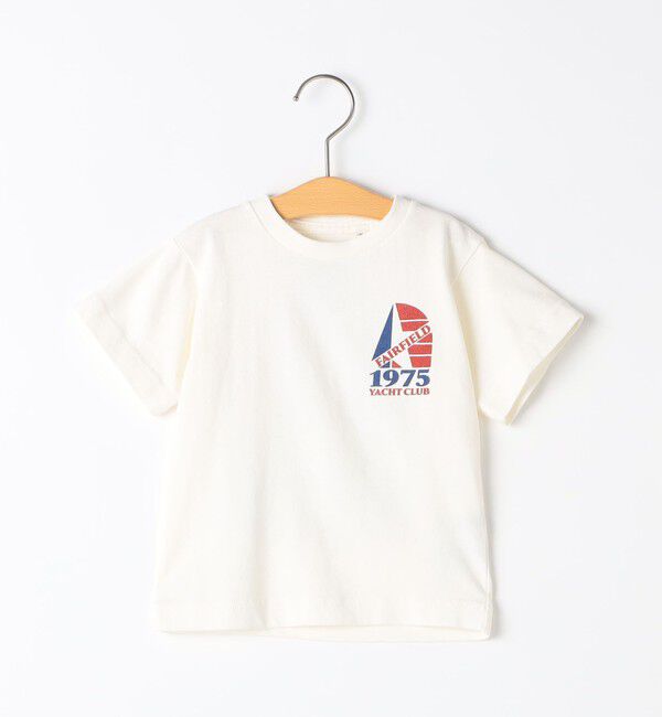 SHIPS KIDS「SHIPS KIDS:80～90cm /半袖 ヴィンテージ Tシャツ」|Tシャツ・カットソー|ホワイト