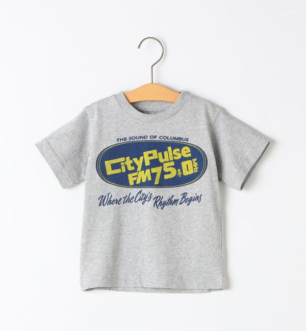 SHIPS KIDS「SHIPS KIDS:80～90cm /半袖 ヴィンテージ Tシャツ」|Tシャツ・カットソー|ライトグレー