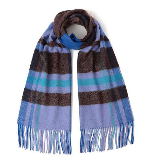 SHIPS Colors 「SHIPS Colors:〈手洗い可能〉ウール チェック ストール」|ストール|