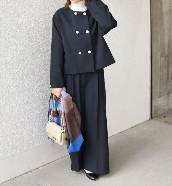 SHIPS Colors 「SHIPS Colors:〈手洗い可能〉ウール チェック ストール」|ストール|