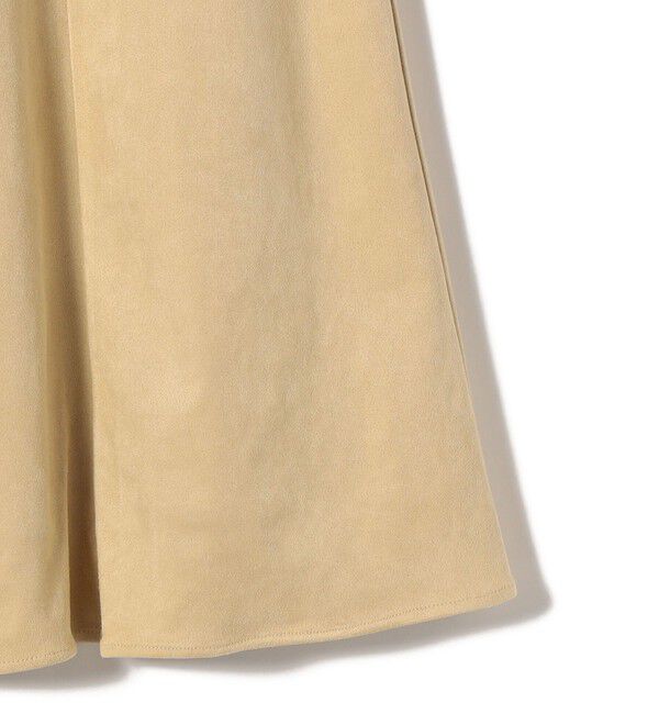 SHIPS Colors 「SHIPS Colors:〈手洗い可能〉フェイクスエード（ポリエステル）フレアスカート」|フレア|