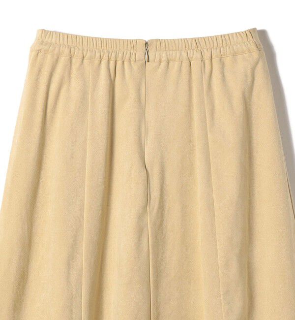 SHIPS Colors 「SHIPS Colors:〈手洗い可能〉フェイクスエード（ポリエステル）フレアスカート」|フレア|