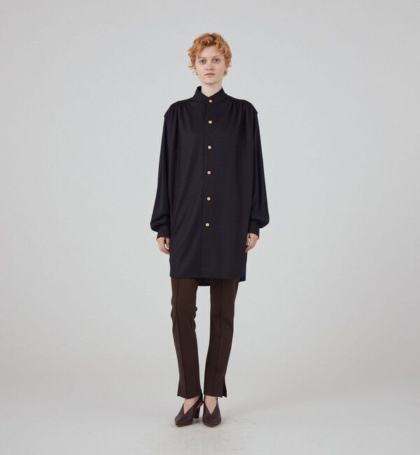 MACPHEE「レーヨンナイロン ピンタックレギンス」|レギンス・スパッツ|