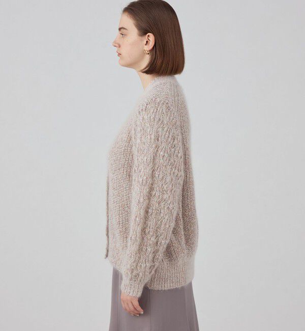 Ballsey「ラグジュアリーシルクモヘヤ Vネックカーディガン」|ニット・セーター|