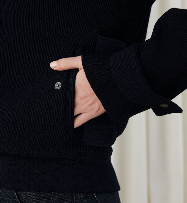 DES PRES「レーヨンナイロンタックステッチ ブルゾン」|ブルゾン・スタジャン|