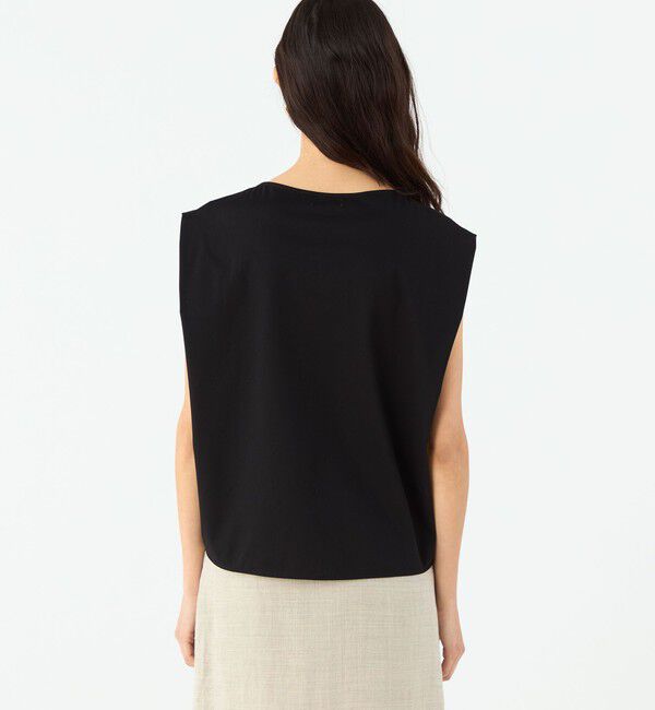 MACPHEE「トリコットジャージー タックギャザープルオーバー」|Tシャツ・カットソー|