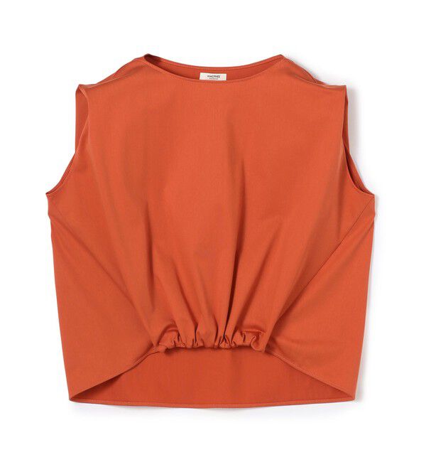 MACPHEE「トリコットジャージー タックギャザープルオーバー」|Tシャツ・カットソー|27 オレンジ