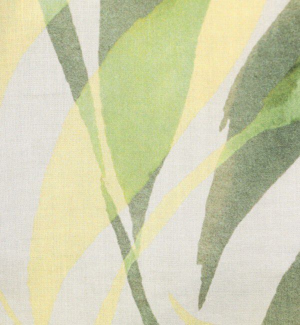 Ballsey「スタックリーフプリント ロングギャザースカート」|フレア|