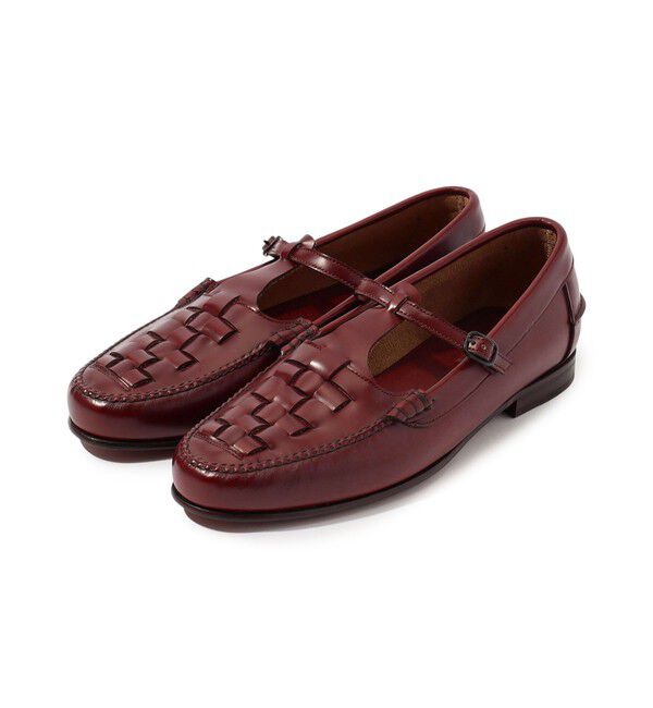 TOMORROWLAND GOODS「HEREU MAQUEDA Interwoven T-bar Loafer ストラップローファー」|ローファー|