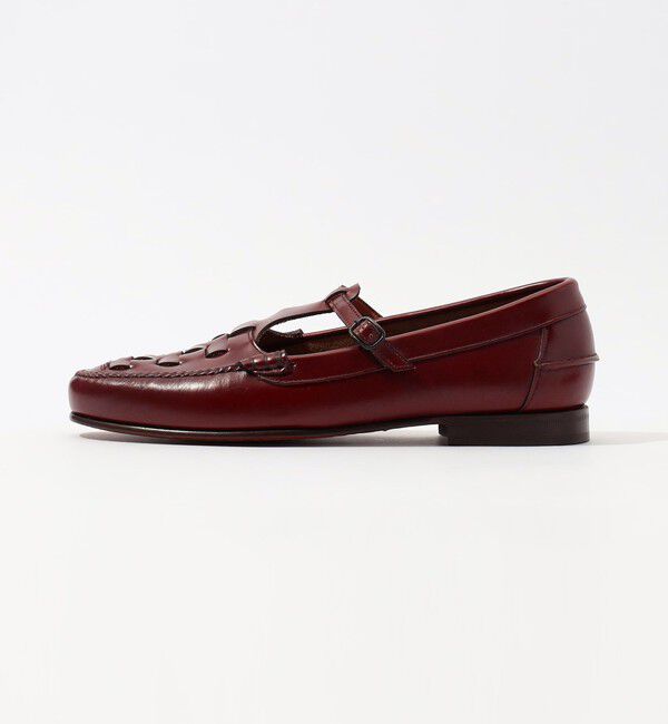 TOMORROWLAND GOODS「HEREU MAQUEDA Interwoven T-bar Loafer ストラップローファー」|ローファー|