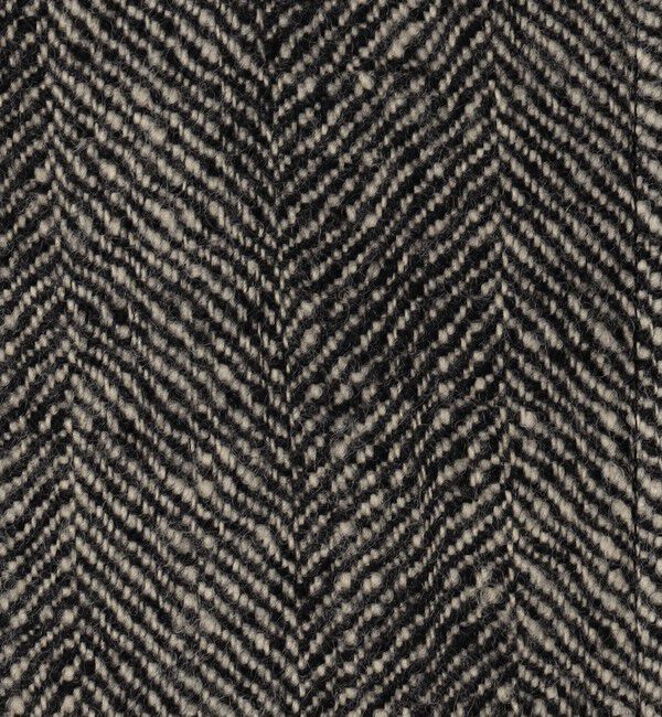 GALERIE VIE「ワイドヘリンボーン バルカラーコート」|ステンカラーコート|