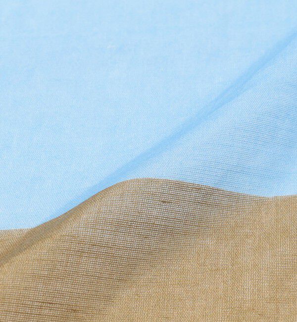 TOMORROWLAND GOODS「TOMORROWLAND コットンリネンシルク パネルスカーフ」|バンダナ・スカーフ|