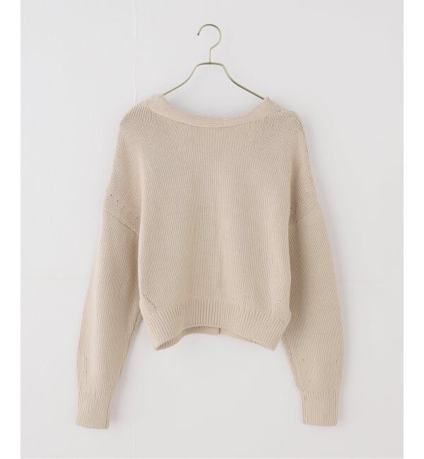 Plage「3Gバルキーヤーン 2WAY Vカーディガン」|カーディガン|