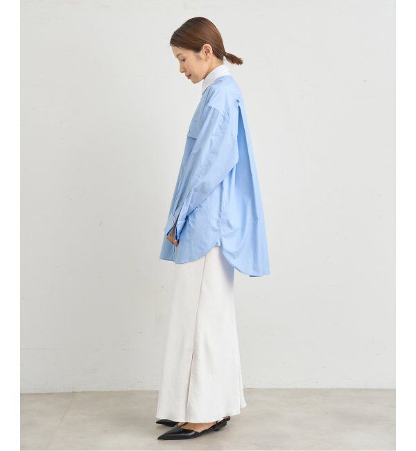 IENA「《追加11》ダブルサテンスカート」|スカート|