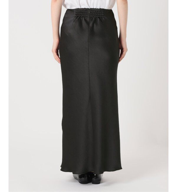 IENA「《追加11》ダブルサテンスカート」|スカート|